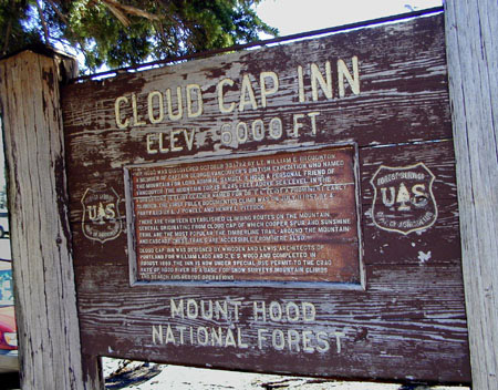 Cloud Cap Inn is now on the National Historic Register and is maintained in loving care by the climbing club the Crag Rats