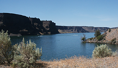 normal lake elevation is 1,940 feet,
 a low elevation canyon location that helps
 make the area extremely hot and dry-- the Lake
 is located in Jefferson County