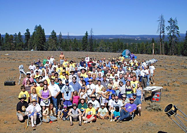 Oregon Star Party 2002 Group Photo by Bruce Johnson at OregonPhotos.com